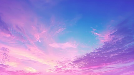 Background of a clear sky at dusk with a mix of blue and purple shades