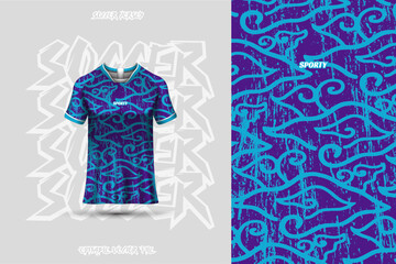 Wall Mural - Sports jersey and t-shirt template sports jersey design vector. Sports design for football, racing, gaming jersey.	