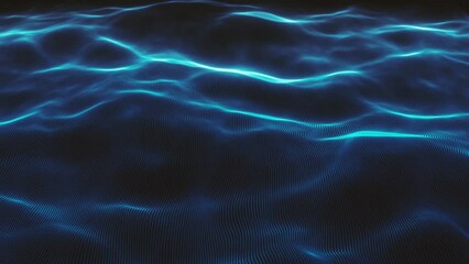 Wall Mural - abstract digital ocean surface background/ animation of an abstract background with quiet digital oc