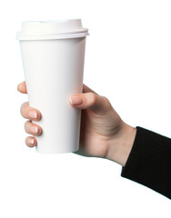 Poster - PNG Coffee cup coffee holding hand.