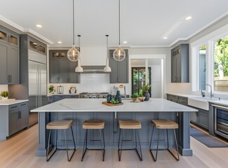 modern kitchen interior