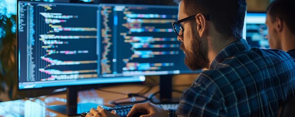 tech wizard crafts software, processes data globally, and secures cloud computing.