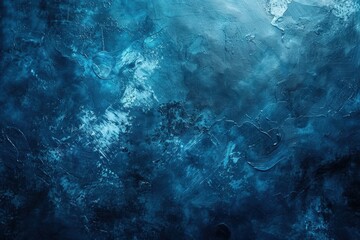 Abstract blue textured background resembling ocean waves, reflecting light with an ethereal and calming effect.