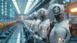 © Lisa_Art - fully automated factory utilizing robotics and AI for efficient production lines AI generated