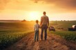 © evening_tao - Bonding on the Farm at Sunset