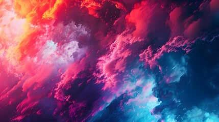 Wall Mural - Nebula and stars in night sky. Space background.Abstract illustration, Colorful space galaxy cloud nebula. Stary night cosmos. Universe science astronomy. Supernova background wallpaper.