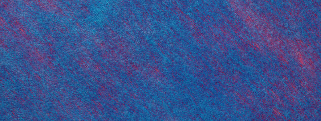 Sticker - Texture of navy blue and purple felt background with spots of fabric, macro. Woolen textile with pattern