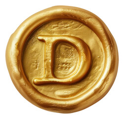 Sticker - PNG Letter D accessories accessory wax seal.