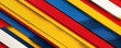 © AI_images_for_people - Abstract background with bold, contrasting stripes in primary colors.