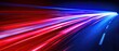 © 220 AI Studio - Abstract motion blur light trails on a highway, representing speed, technology, and transportation at night.