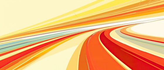 Wall Mural - Abstract background with dynamic, colorful lines creating a sense of motion and energy. Bright, vibrant design ideal for various creative projects.