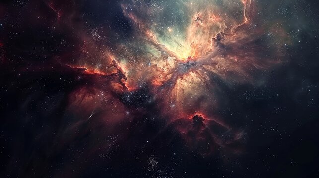 Cosmic Nebula: A Symphony of Stars and Dust