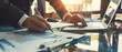 © Ai Studio - A solitary figure walks through a serene, vast desert landscape with majestic mountains and dramatic skies as backdrop.
