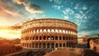 © Marco - Roman coliseum panoramic view on a beautiful sunset in high resolution and quality