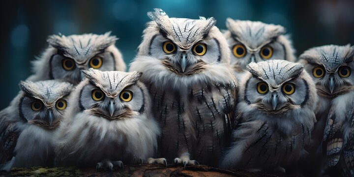 Ancestral wisdom echoes in the owls hoots. Concept Nature, Wisdom, Ancestry, Owls, Nocturnal
