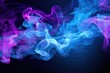 © evening_tao - Vibrant Blue and Purple Smoke Swirls