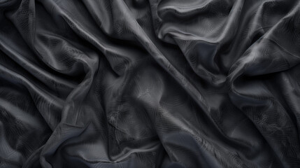 Canvas Print - black leather texture