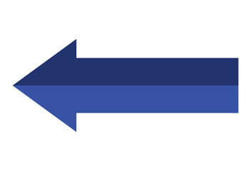 Wall Mural - Sharp curved blue arrow icon. Arrow illustration pointing down. blue arrow for your web site design, logo, app, UI. Vector illustration. Eps file 62.