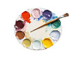 © Ivan - a paint palette with a paintbrush