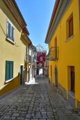 Wall Mural - The village of San Marco dei Cavoti, Italy.