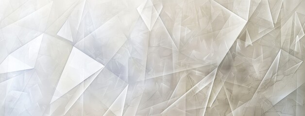 Sticker - Modern White Geometric Texture Background