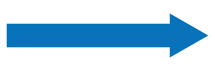 Wall Mural - blue arrow icon on white background. flat style. abstract blue arrow sign. blue arrow for your web site design, logo, app, UI. Vector illustration. Eps file 163.