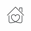 © Nijat - home house love heart favorite icon