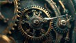 © MuhammadAli - A pair of gears meshing perfectly in an old clock, symbolizing trust in precise engineering and design.