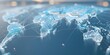 © Anastasiia - Internet represented on world map with technological backdrop for global business. Concept Digital Connectivity, Global Innovation, Technological World, Internet Infrastructure, Business Expansion