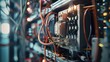 © Alena - Close-up image of an electrical panel with wires