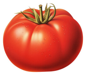 Poster - PNG Tomato vintage vegetable plant. AI generated Image by rawpixel.