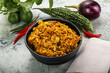 © Andrei Starostin - Indian cuisine - briani with prawns