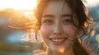 © Zahfran - Young Asian woman smiling portrait, photo