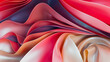 © ADDICTIVE STOCK - Vibrant 3D abstract of flowing layered cloth