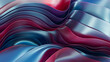 © ADDICTIVE STOCK - Vibrant 3D layered cloth abstract with red and blue hues