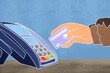 © ADDICTIVE STOCK - Illustration of card payment at a digital terminal