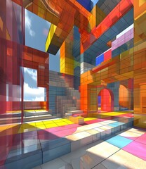 Colorful Abstract Architecture