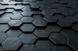 © Nia™ - 3d rendering of hexagonal texture background - generative ai