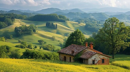 village in the mountains