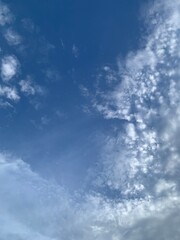 Wall Mural - blue sky with clouds
