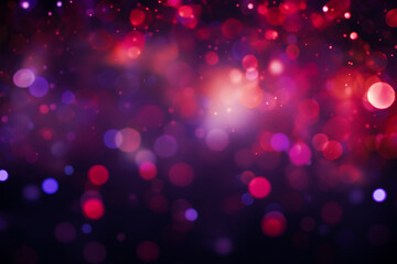 Wall Mural - abstract background with bokeh defocused lights and stars.