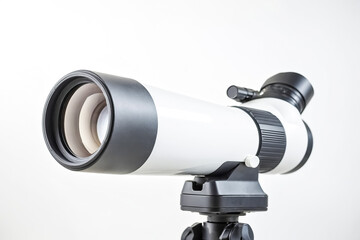 Wall Mural - telescope isolated on white background