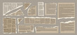 © Diana Bedoya - vintage books pages NEWS PAPER RIPPED PAGES torn  with shadows