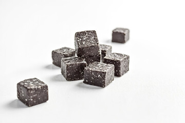 Poster - Dark Chocolate Squares with Sea Salt