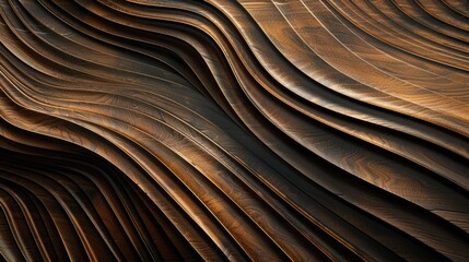 Wooden wave line texture background