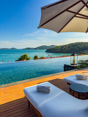 Wall Mural - Aerial view of Ao Yon Yai beach in Phuket, Thailand