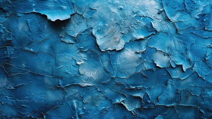 Wall Mural - Textured blue wall