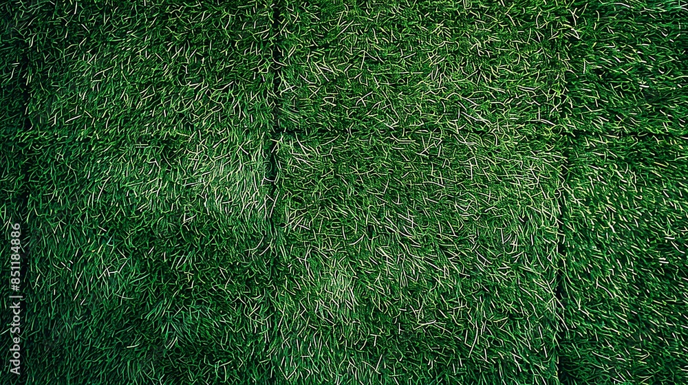 Seamless Artificial Green Grass Texture - Perfect Top View Background ...
