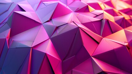 Wall Mural - Abstract Geometric Purple and Pink Background