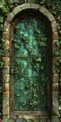 Wall Mural - Enchanted Garden Gate